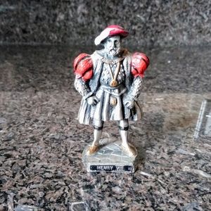 Vintage WAPW king Henry Viii pewter figure